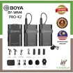 BOYA BY-WM4 PRO K2 UNIVERSAL LAVALIER WIRELESS MICROPHONE FOR CAMERA NIKON/SONY/CANON/SMARTPHONE